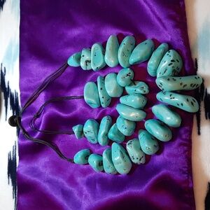 Homemade Turquoise like necklaces